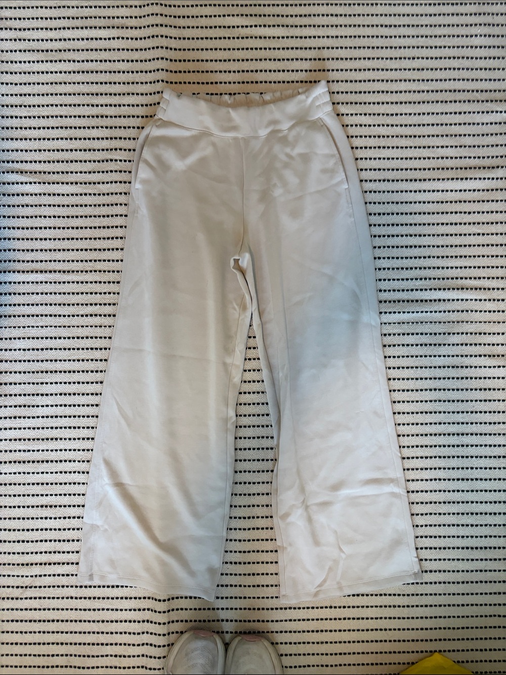Wide Leg Light Beige Pants